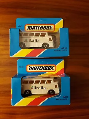 1983 European Matchbox Superfast MB #65 Airport Coach Bus In Box • $34.99