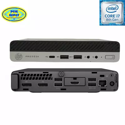 HP PRODESK 600 G4 MiNi INTEL CORE I7-8700T 2.40 GHz 16GB 256GB SSD Win 10 Pro • $168.95