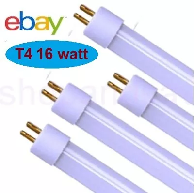 £10.99 • Buy 16 Watt T4 Fluorescent Tube Lamp For Under Shelf 468mm + Pins 480mm Eterna Size