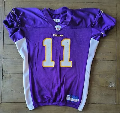 Reebok Minnesota Vikings #11 2007 NFL Training Camp Game Used Purple Jersey • $99.99