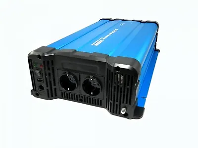 Voltage Converter 24V To 230V 3000 Watt Pure Sinus Blue Remote Control Optional • £387.95