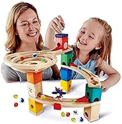 Hape Quadrilla Race To The Finish Marble Run Blocks Multicolor  • $37.95