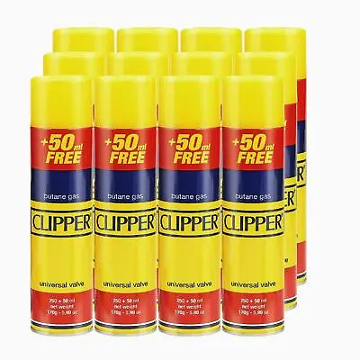 CLIPPER UNIVERSAL BUTANE GAS HIGH QUALITY Lighter Refill Fluid 300ML Fuel • £2.99