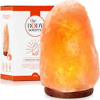 Himalayan Salt Lamp 11-15lbs | Pink Rock Salt Lamp | Crystal Rock Air Purifier • $43.64