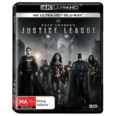 $28.40 • Buy Zack Snyder's JUSTICE LEAGUE : NEW 4K Ultra HD UHD + Blu-Ray