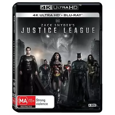 Zack Snyder's JUSTICE LEAGUE : NEW 4K Ultra HD UHD + Blu-Ray • $29.76