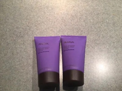 AHAVA Dead Sea Water Mineral Body Lotion Spring Blossom 1.3 Oz~ Lot Of 2 • $15.99