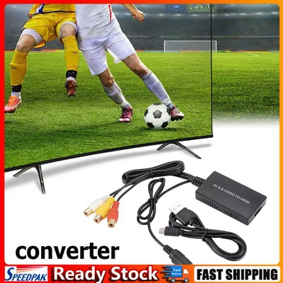 £9.11 • Buy RCA AV S-Video To HDMI-compatible Converter Audio Video Adapter Support NTSC PAL