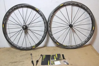 MAVIC COSMIC CARBON SL RIM Shimano Free Hub 11s Clincher Carbon Wheel Set • $931