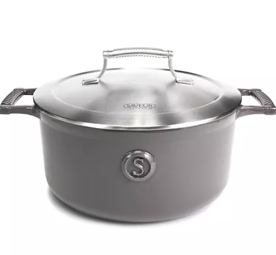 Saveur Selects Voyage Series Enameled Cast Iron Casserole 5-Quart Dutch Oven • $50