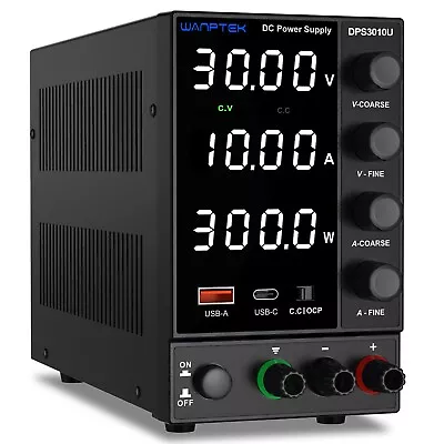 DC Power Supply Variable Adjustable Switching Regulated Power Supply (30V 10... • $97.92