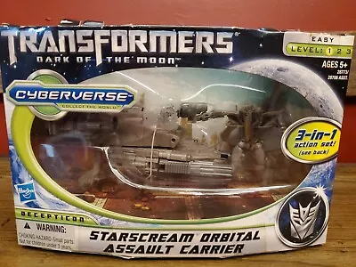 Transformers DOTM 2011 STARSCREAM ORBITAL ASSAULT CARRIER Cyberverse New In Box! • $55