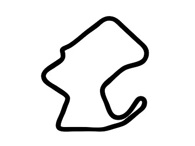 Laguna Seca Mazda Raceway Decal Sticker Outline Vinyl Race Track Car Motorcycle • $2.80