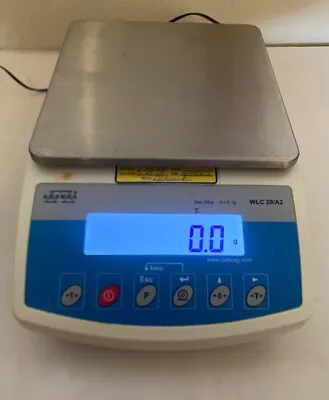 Radwag WLC 20/A2 Precision Balance  WLC20/A2 20kg X 0.1g Scale W/ AC Power • $340