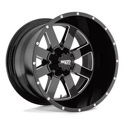 Moto Metal MO962 20X10 -24 Gloss Black Milled Wheel 5X139.7 5X150 (QTY 1) • $281