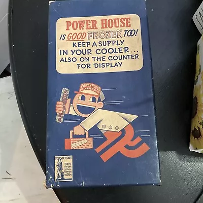 Vintage Power House Candy Bar EMPTY Display Box Advertising • $9.99