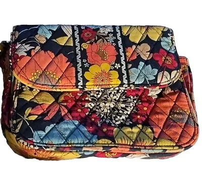 Vera Bradley Happy Snails Crossbody Bag Handbag Purse Expands • $17.88