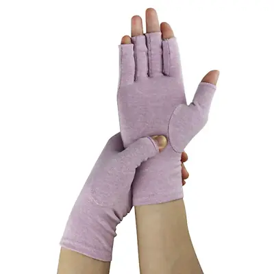 Arthritis Compression Gloves | Open Finger Gloves For Wrist Support Relief Pain • £4.29