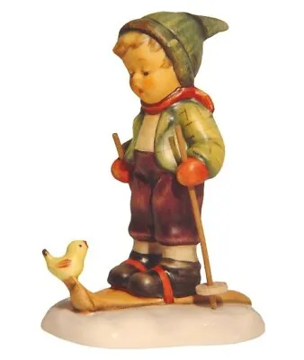 M I Hummel WINTER ADVENTURE  Mint Condition Miniature Figurine 827931 NEW BOX • $19.50