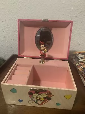 Vintage Disney Official  Minnie Mouse Themed Box Minnie Missing Nose • $16.98