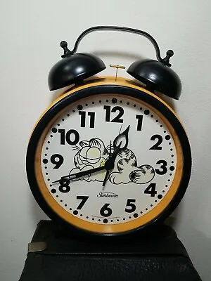 Sunbeam Garfield Alarm Clock 883-100 17  Tall Vintage Look - Display/parts Only • $19.95