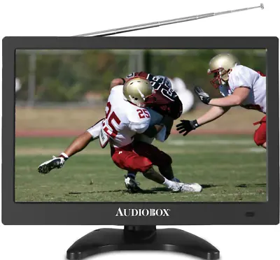 AudioBox TV-13 13″ Portable Rechargeable LCD TV With Antenna HDMI Input Black • $89