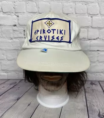 Vintage Hat Cap Snapback White COBMASTER EPIROTIKI • $14.44