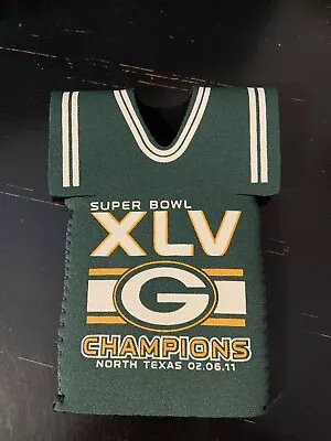 Green Bay Packers Super Bowl XLV Can Koozie~RARE STYLE Plus Additional #4 Koozie • $5