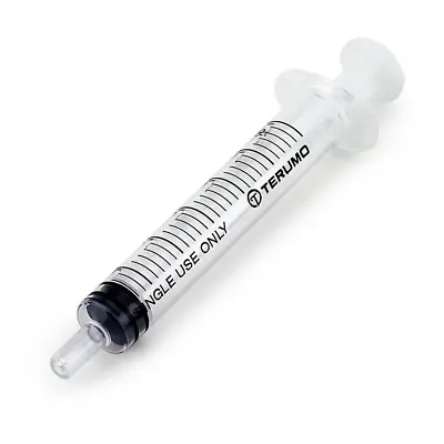$8.99 • Buy Terumo Luer Slip Tip Syringes 3ml 5ml 10ml Plastic Disposable Syringe