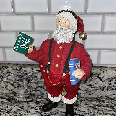 Vintage Santa “Good Boys & Girls” “Dec 24” Original Tags Midwest Figurine 11” • $19.97
