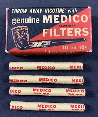 Vintage Genuine Medico Filters 4-Pack - Made In USA • $5.95