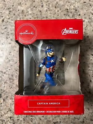 Hallmark Ornaments Marvel Captain America Christmas Tree Ornament New In Box • $8