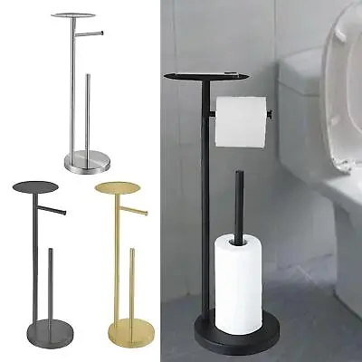 $68.04 • Buy Toilet Paper Tissue Dispenser Floor Standing Toilet Paper Holder For Washroom