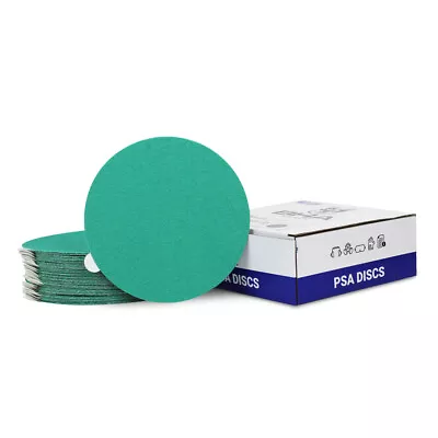 BHA 5  Green Film Sticky Back PSA Sanding Discs Wet/Dry DA Sandpaper - 50 Pack • $23.99