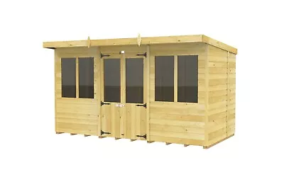 Total Sheds Pent Summer House Various Sizes Available Pressure Treated Tanalised • £1796.84