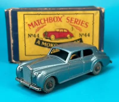 Rolls Royce Silver Cloud Moko Lesney Matchbox #44 W/ Original Box GMW Gray Metal • $5.15
