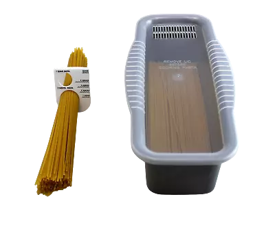 Microwave Pasta Cooker With Portioning Tool Makes Pastas & Spaghetti In Minutes • $16.99