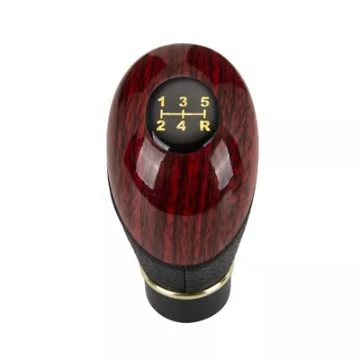 Manual 5 Speed Car Truck Gear Stick Shift Knob Lever Shifter Leather Universal • $9.59