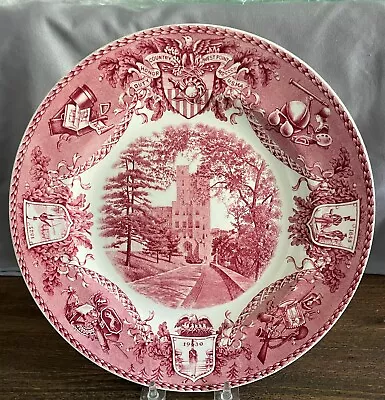 Wedgwood USMA West Point Military Academy Plate 1933 Red Transferware • $33.75