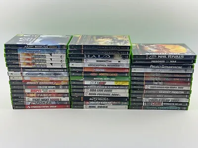 Microsoft Xbox Game Lot With Cases Pick & Choose From Lot Buy More Save More • $6.99