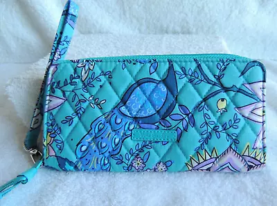 Vera Bradley RFID Accordion Wristlet PEACOCK GARDEN 27591-12610 NWT New With Tag • $35