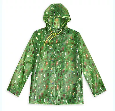 $79.99 • Buy Disney Parks Enchanted Tiki Room Bird Hooded Rain Coat Jacket Green Ladies Small