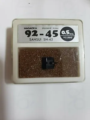 Nagaoka 92-45 SANSUI SN-45 Diamond Stylus Record Needle 0.5mil • $54.50