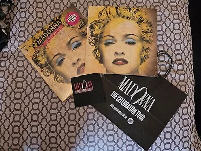 Madonna Celebration 4LP Vinyl & Limited Edition Litho SEALED + Tour Bag & Napkin • £99.99