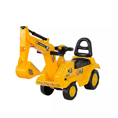 Lenoxx Ride-on Children's Toy Excavator Truck - Yellow • $49