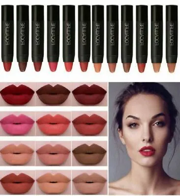 Focallure Matte Metallics Crayon Lipstick - 27 Shades • £3.29