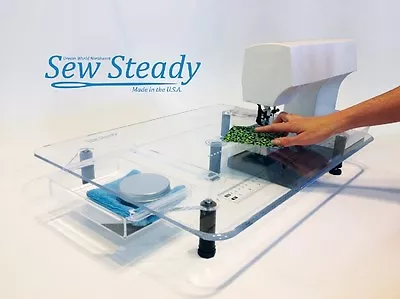 ELNA Sewing Machine Sew Steady LARGE DELUXE Extension Table - Made In USA • $149