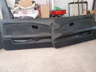 1988 Toyota MR2 Door Cards Pair Blue/Black Power Windows And Locks • $300