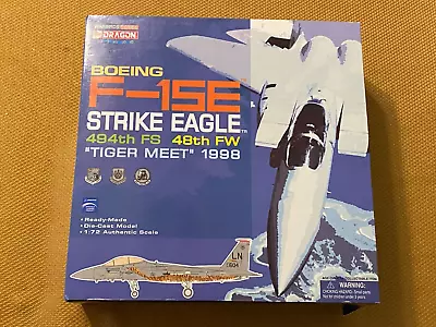 F-15E Strike Eagle Tiger Meet 1998 1/72 Diecast Airplane Dragon Please Read! • $40