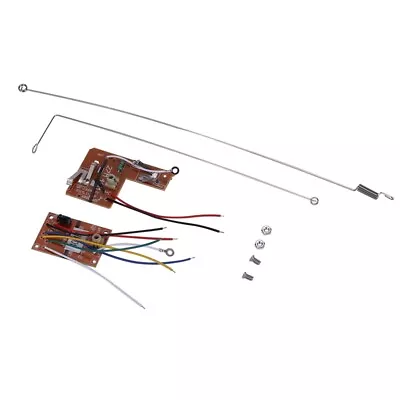 5X(1 Set 4CH 40MHZ Remote Transmitter & Receiver Board With Antenna For DIY N • £14.36